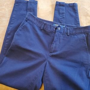 Navy Blue Ralph Lauren Polo Straight Leg Pants